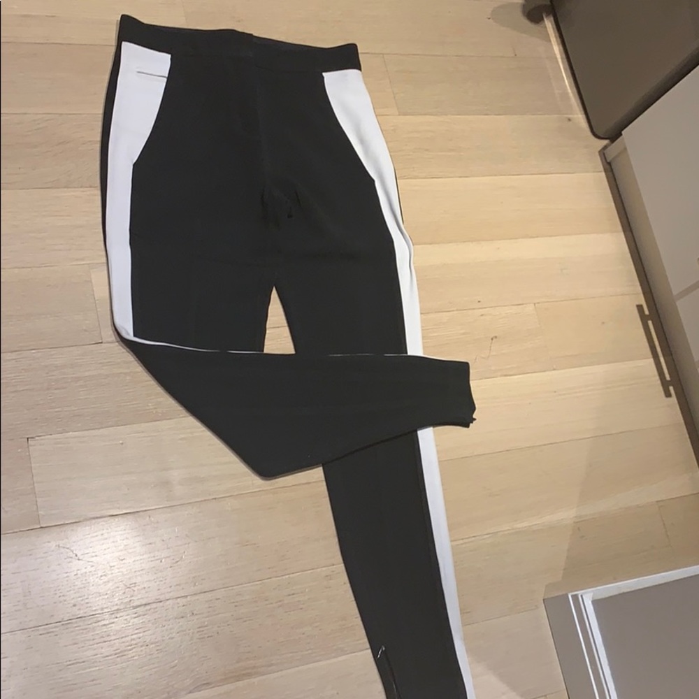 Narciso Rodriguez tapered pant with ankle zipper